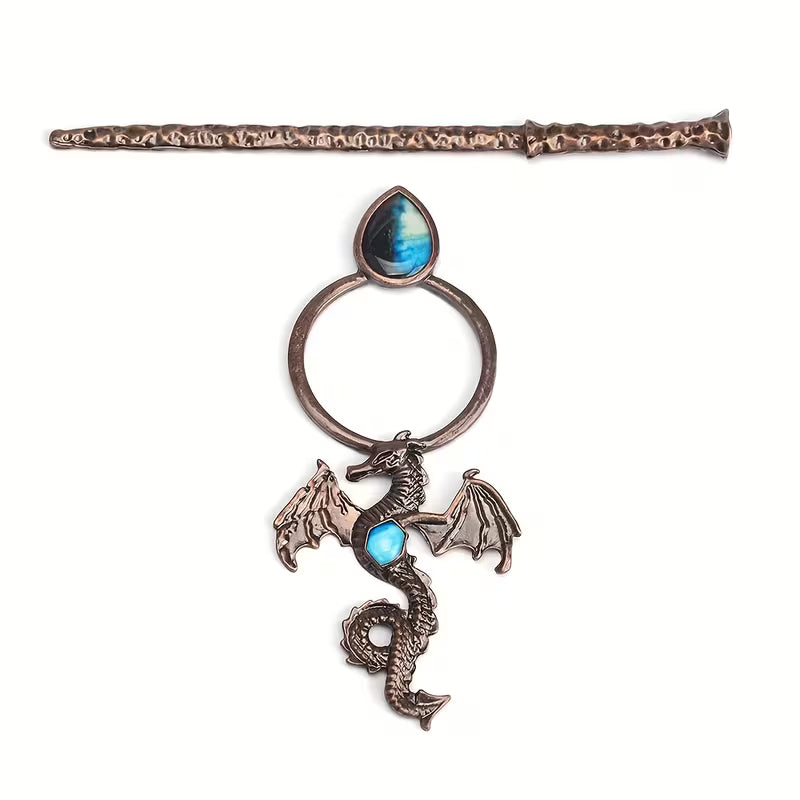 Celtic Dragon metal  Hairpin