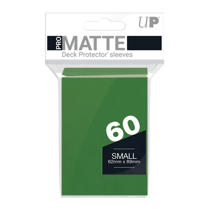 Ultra Pro Matte Sleeves - (60 count - 62x89mm) - Various Colors