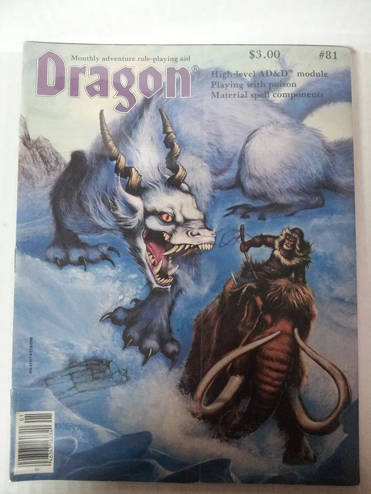 Dragon Magazine #81