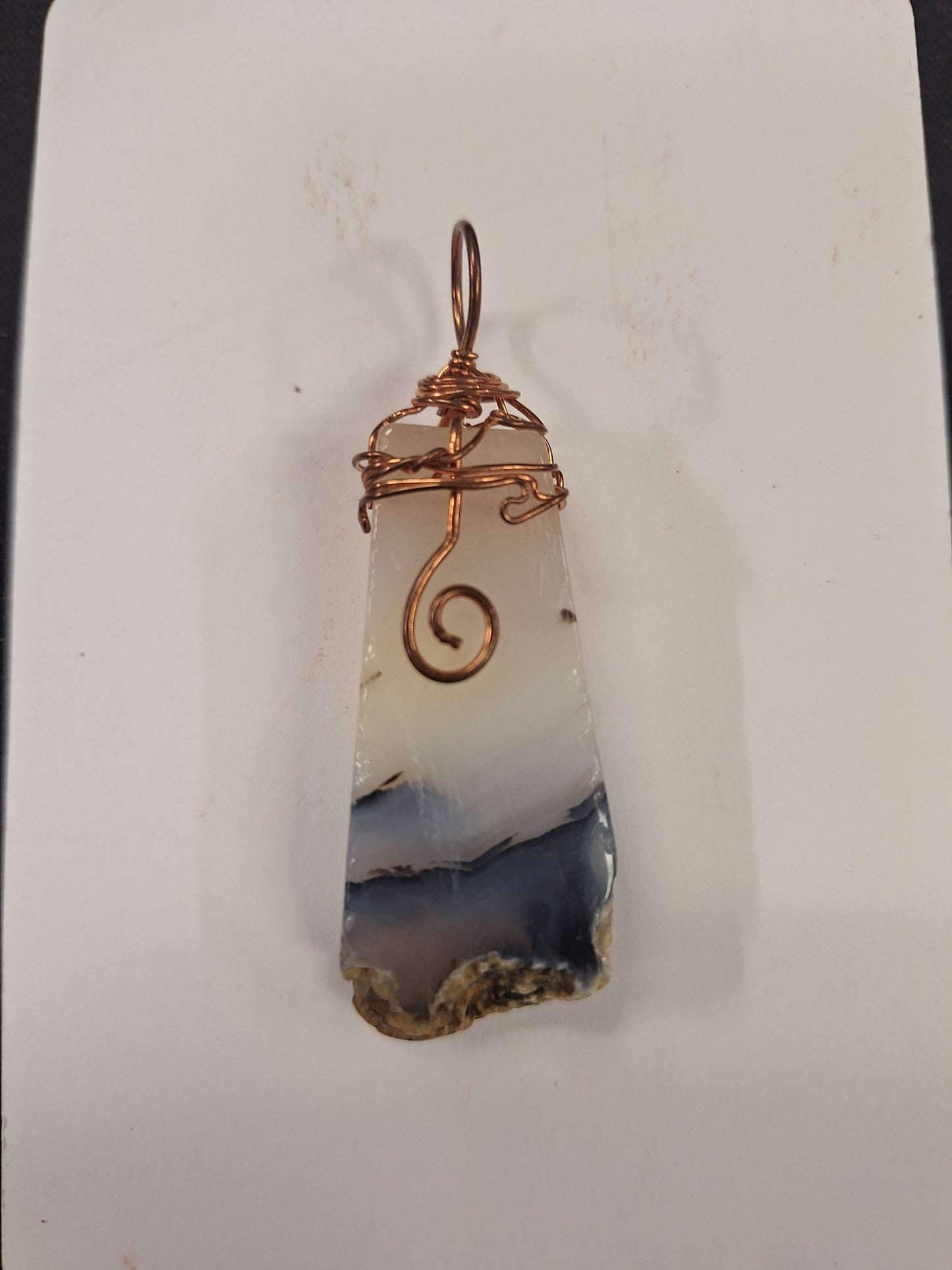 Necklace Pendant, Hand Wrapped Gemstone points