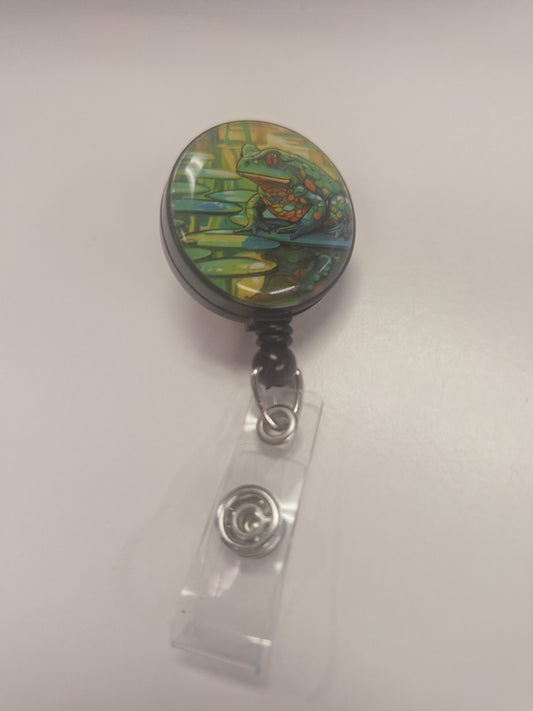 Badge Holder, Frog