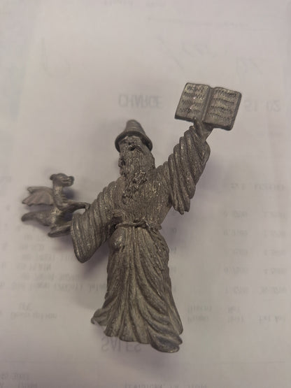 Pewter Wizard Figures Various