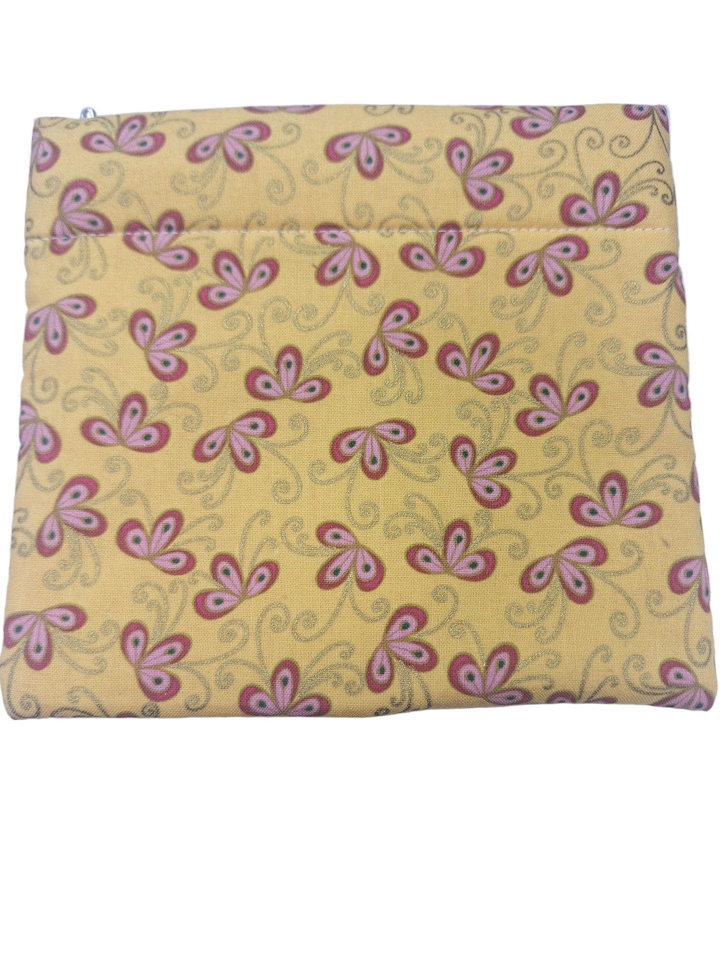 Bag,  Yellow with flowers and swarls