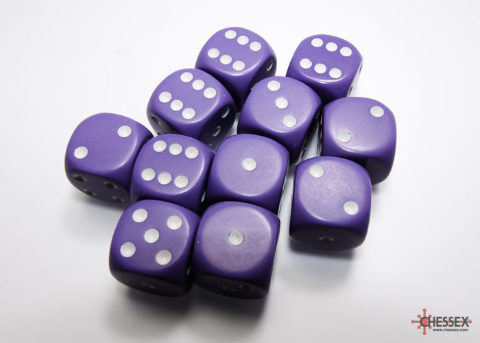 Chessex Dice  - 16mm D6 dice Blocks (12 dice)