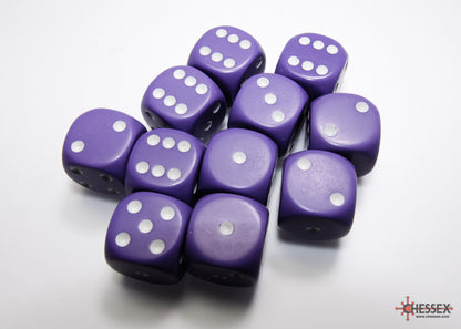 Chessex Dice  - 16mm D6 dice Blocks (12 dice)