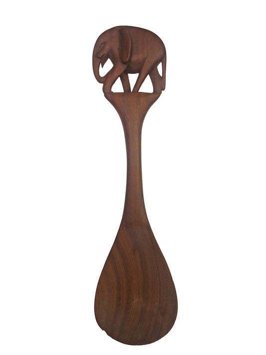 Wooden Spoon Decorative, Elephants