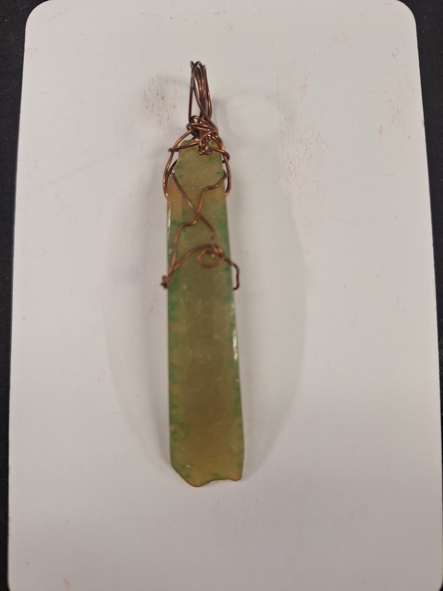 Necklace Pendant, Hand Wrapped Gemstone points