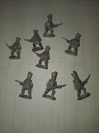 Metal Miniatures, Set of 8 Soldiers