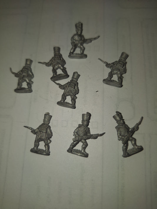 Metal Miniatures, Set of 8 Soldiers