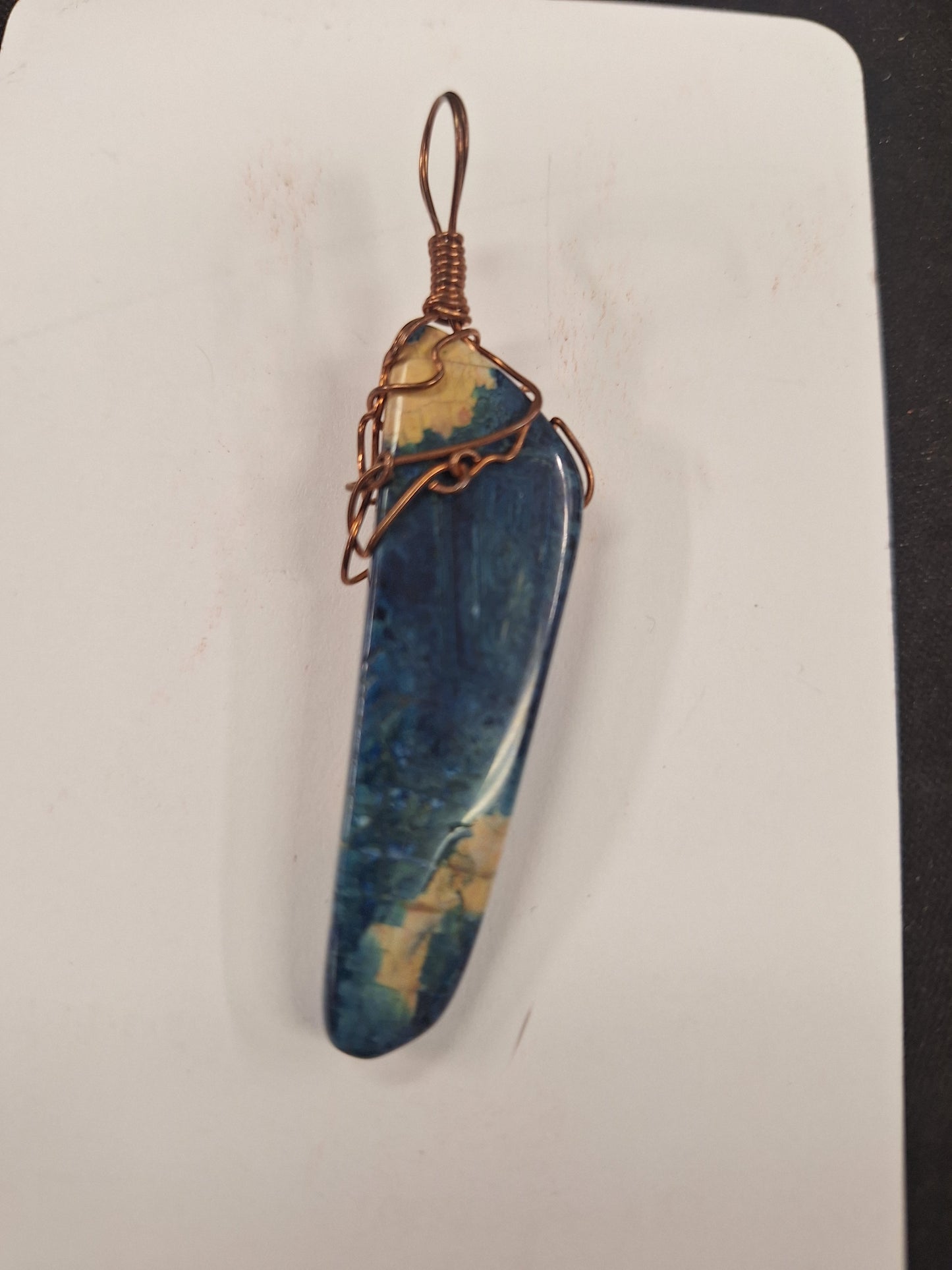 Necklace Pendant, Hand Wrapped Gemstone points