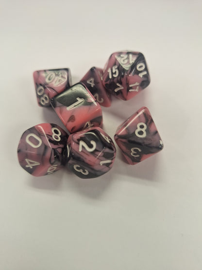 Dice Sets - Dual Colors - Full set of 7 dice