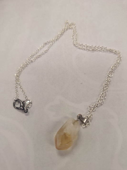 Necklace, Citrine Point