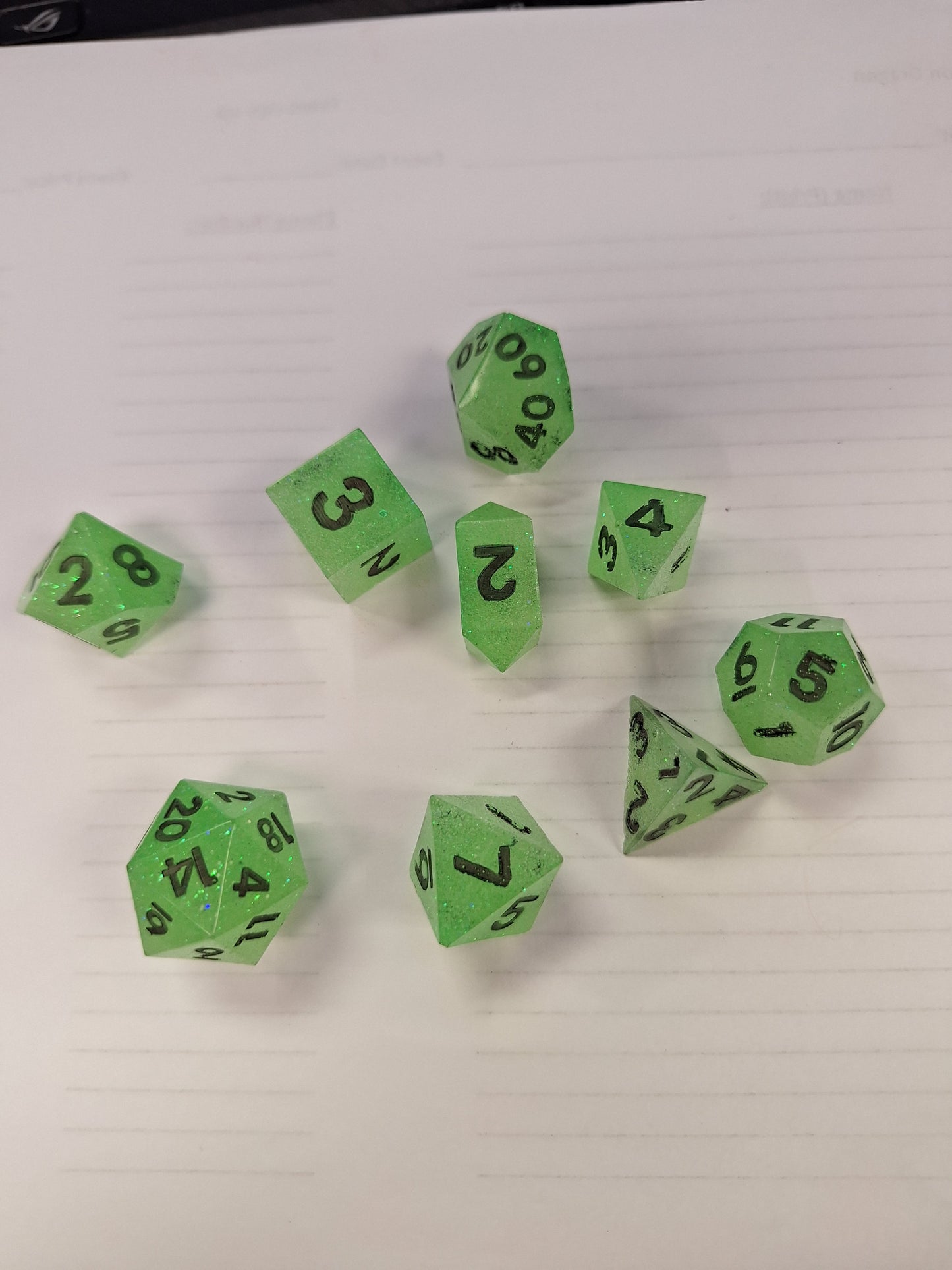 Resin Dice set