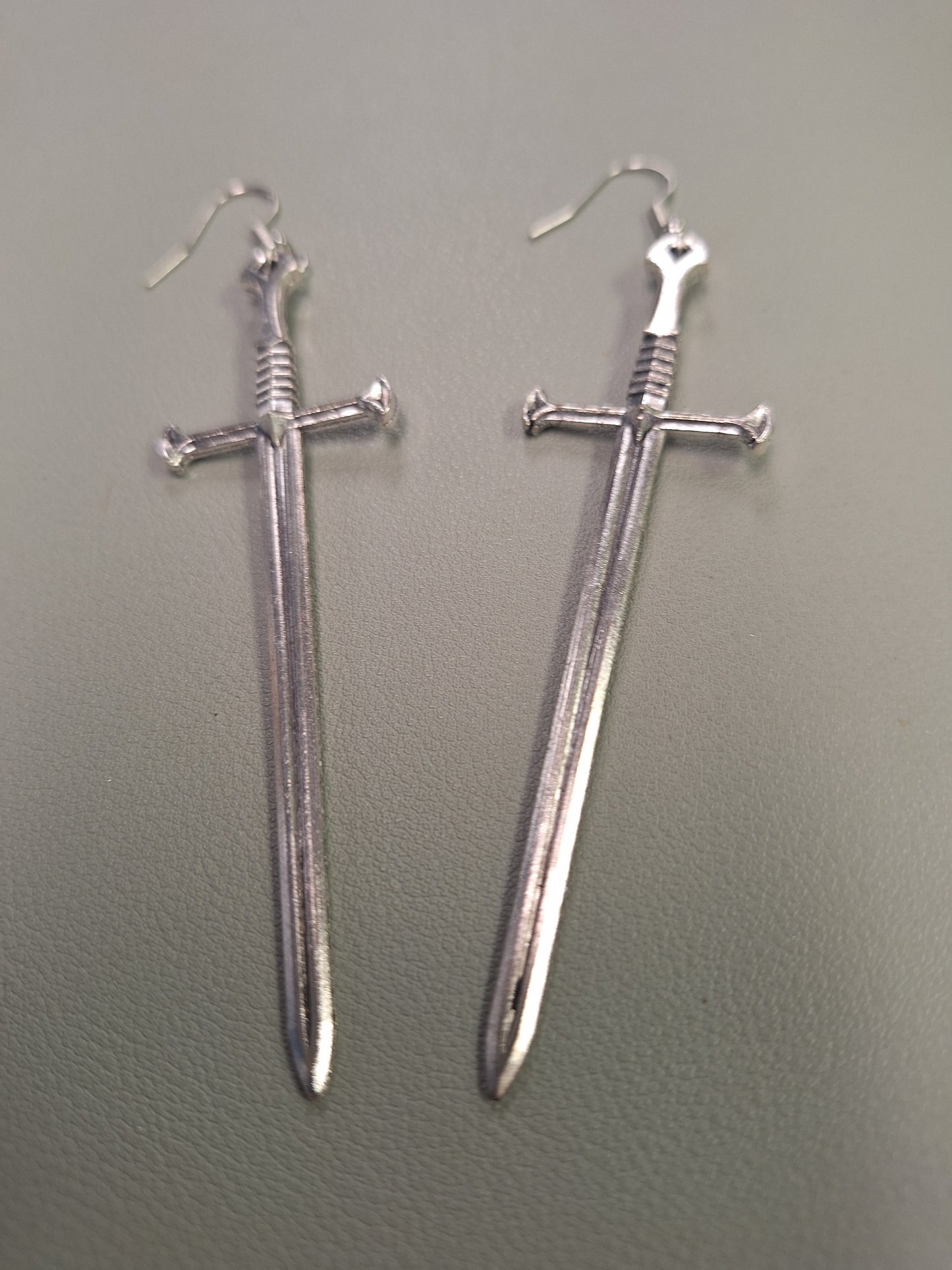 Sword earrings