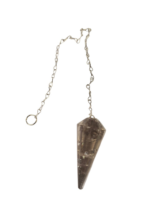 Pendulum, Faceted Smokey Quartz