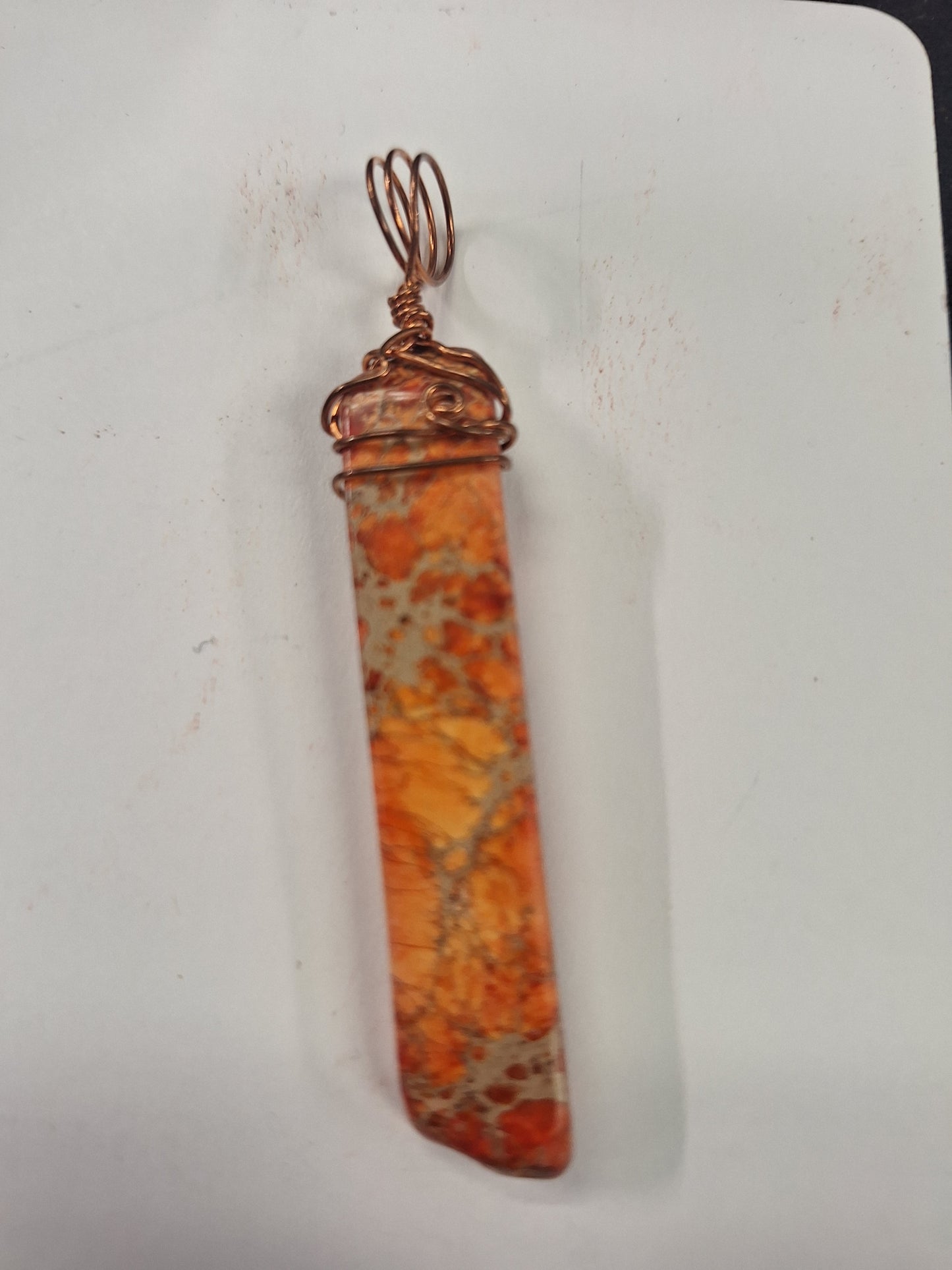 Necklace Pendant, Hand Wrapped Gemstone points