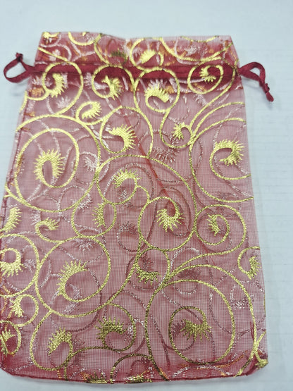 Organza Bags Assorted, Printed