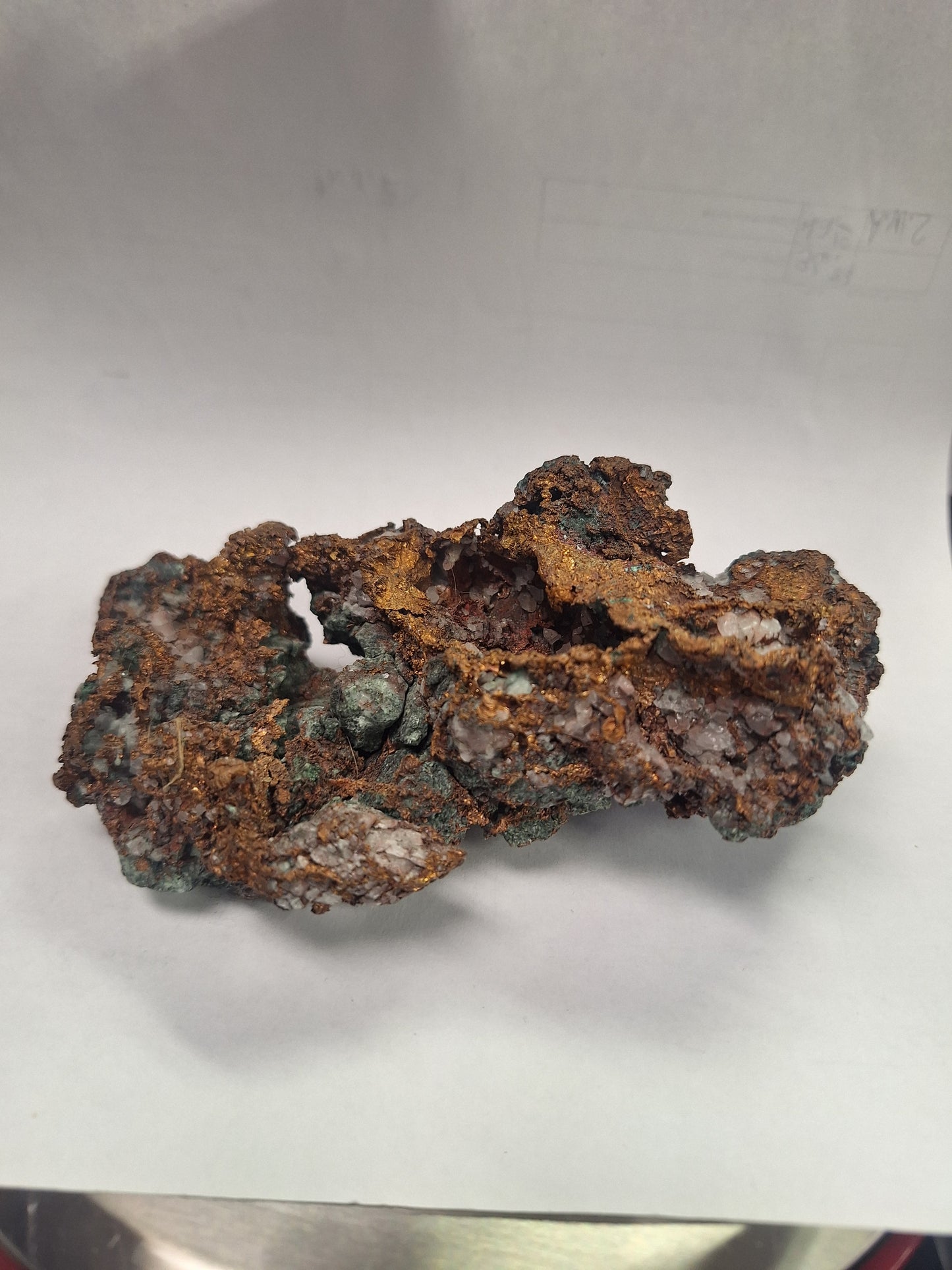 Specimen, Copper & Quartz