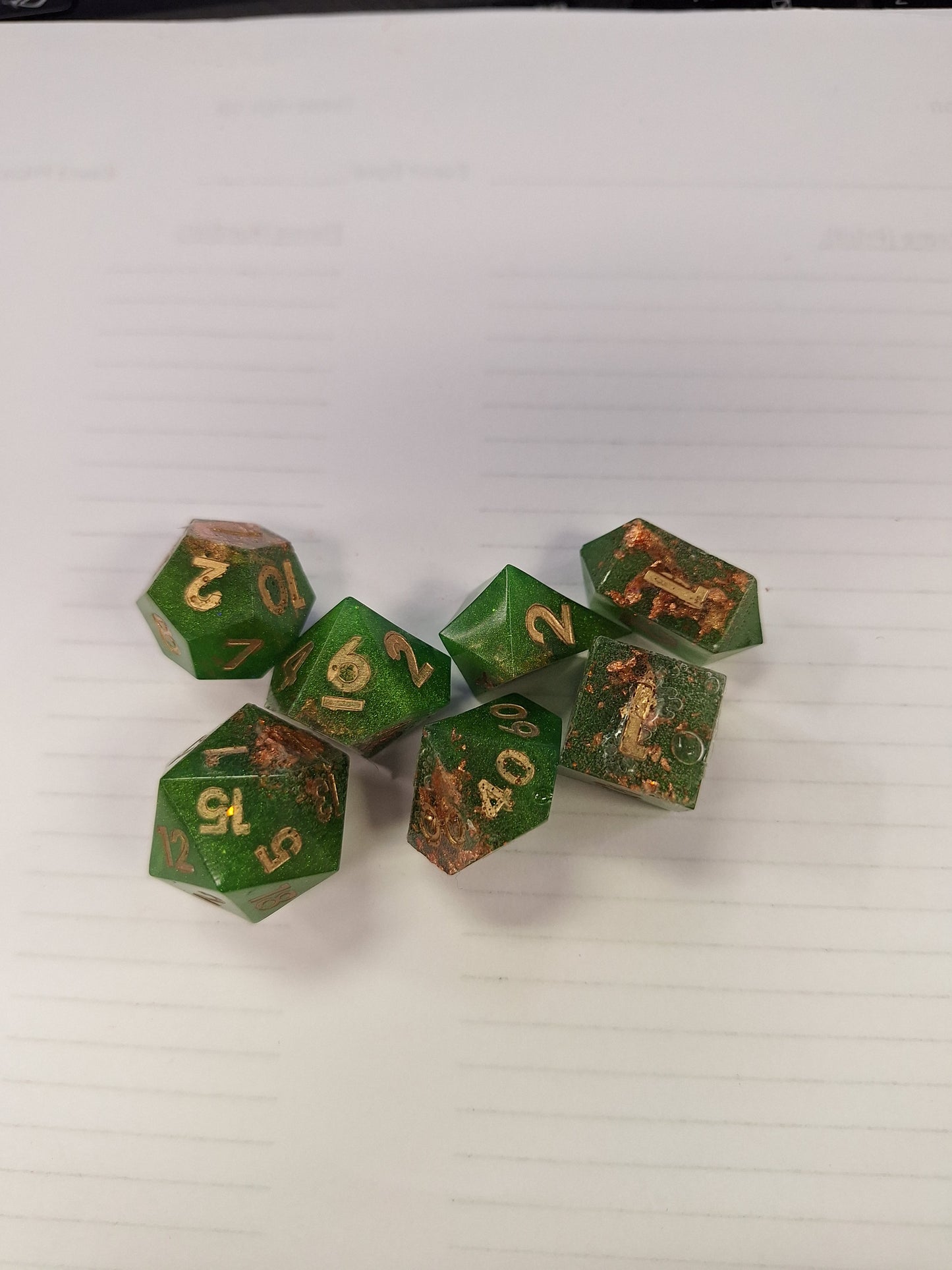 Resin Dice set