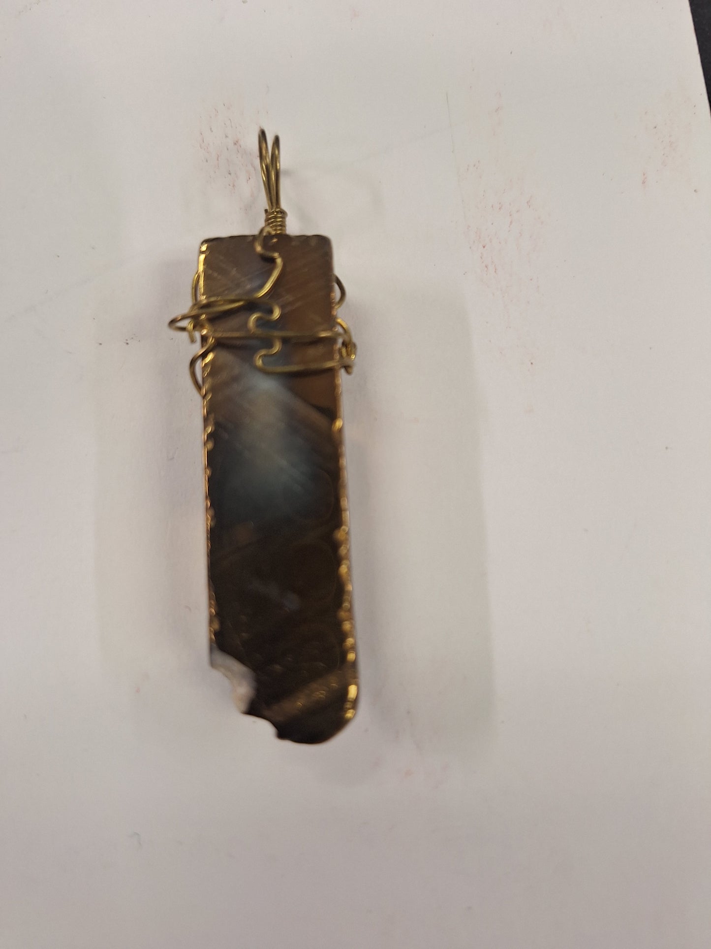 Necklace Pendant, Hand Wrapped Gemstone points