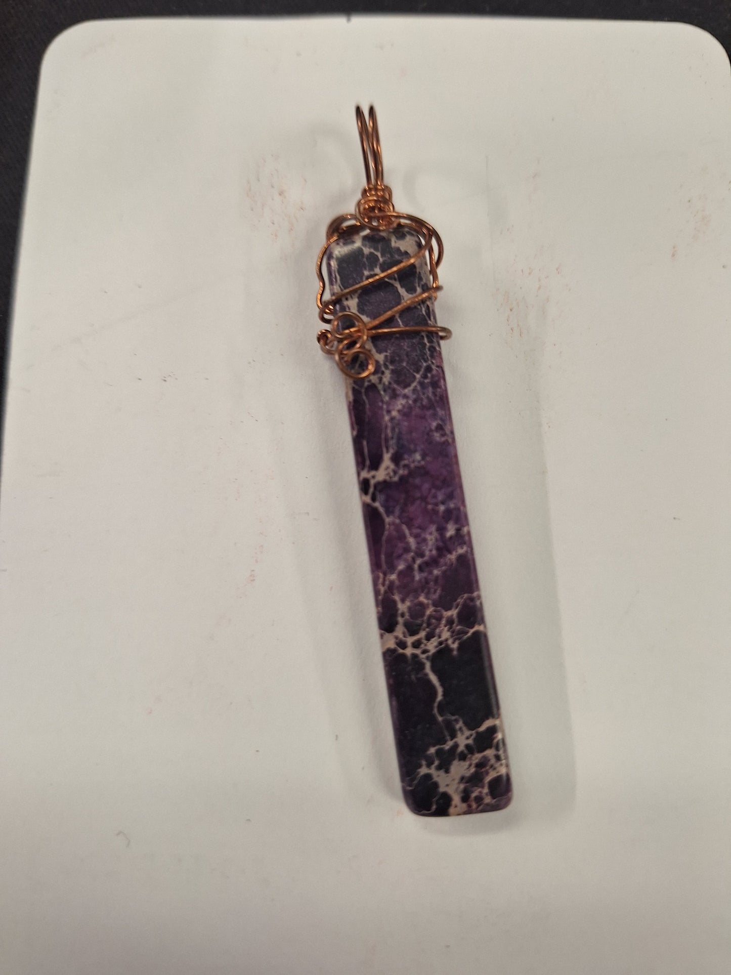 Necklace Pendant, Hand Wrapped Gemstone points