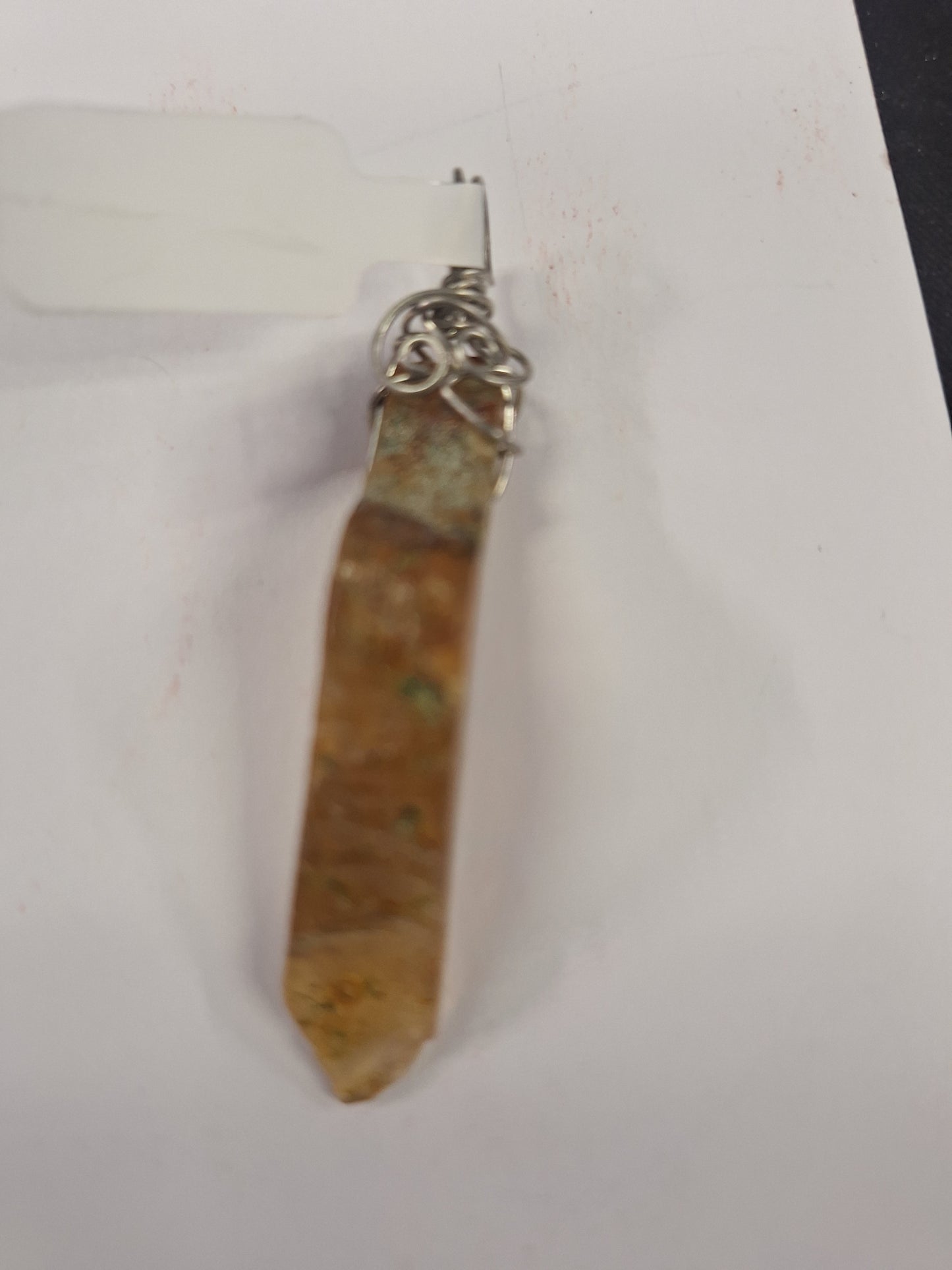 Necklace Pendant, Hand Wrapped Gemstone points