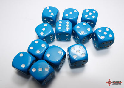 Chessex Dice  - 16mm D6 dice Blocks (12 dice)