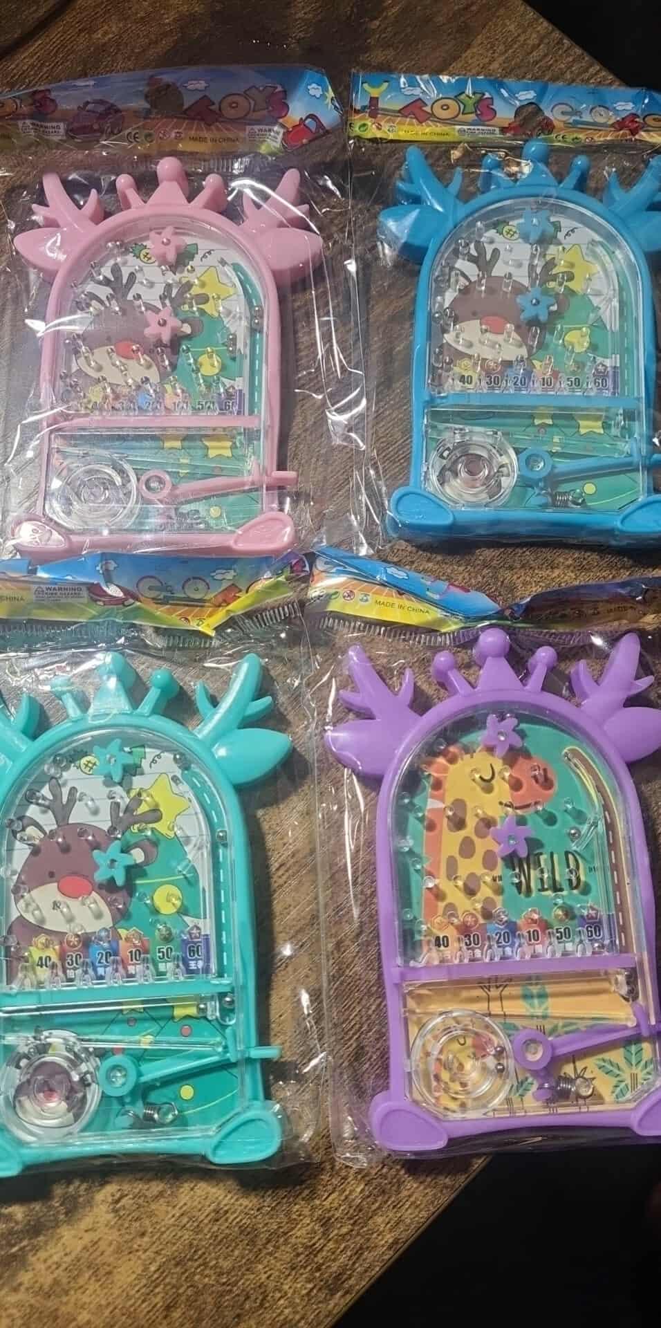 Handheld maze pinball board games