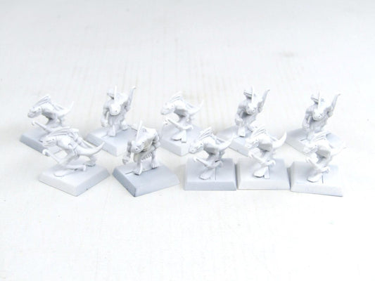 Warhammer Assembled and Primed Figurines - Skinks Regiment Seraphon Lizardmen