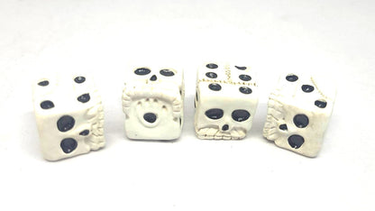 Dice -  Skull 6 siders various colors