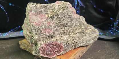 Rhodolite Garnet in Mica Schist