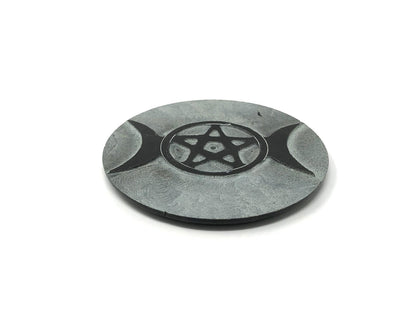 Burner,  Soapstone Round Plate (Stick or Cone)