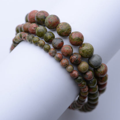 Gemstone Bracelets in 8mm round beads