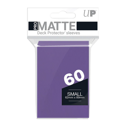 Ultra Pro Matte Sleeves - (60 count - 62x89mm) - Various Colors