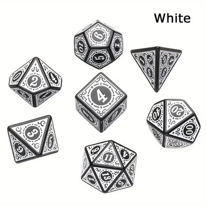 Dice Sets - Spectacular Designs - full set of 7 dice