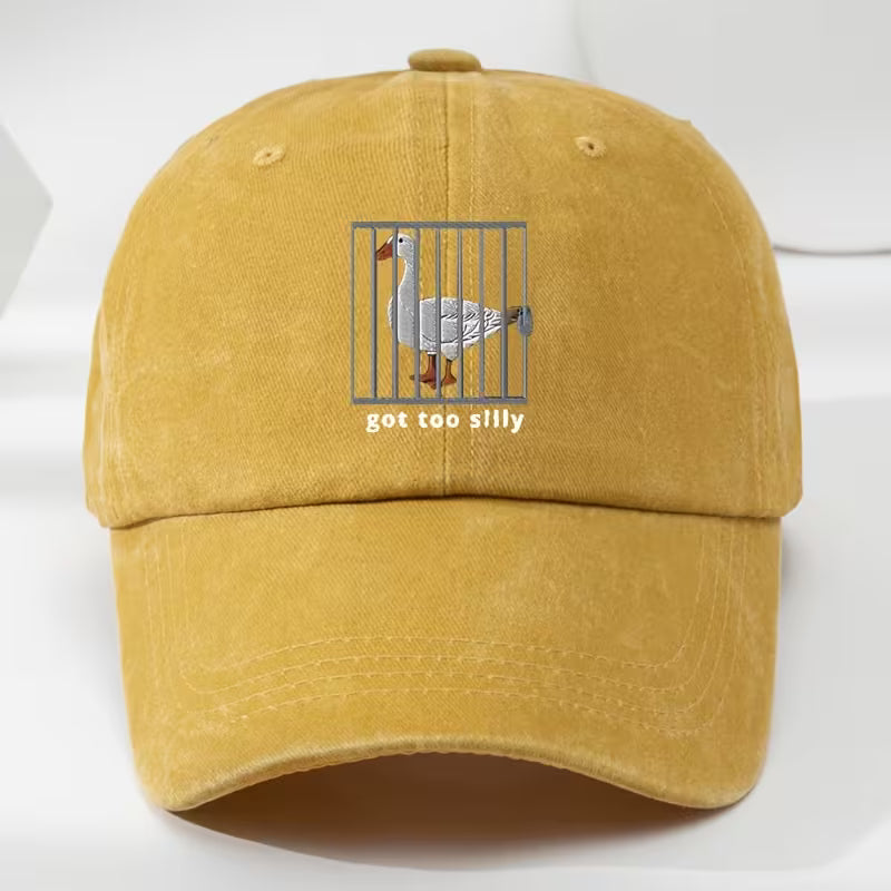 Goose Day Silly Goose Vintage Baseball Cap