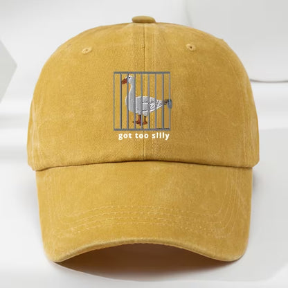 Goose Day Silly Goose Vintage Baseball Cap