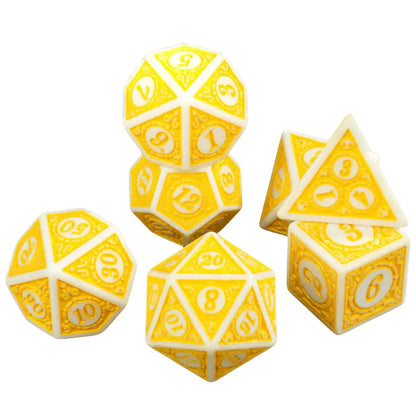 Dice Sets - Spectacular Designs - full set of 7 dice