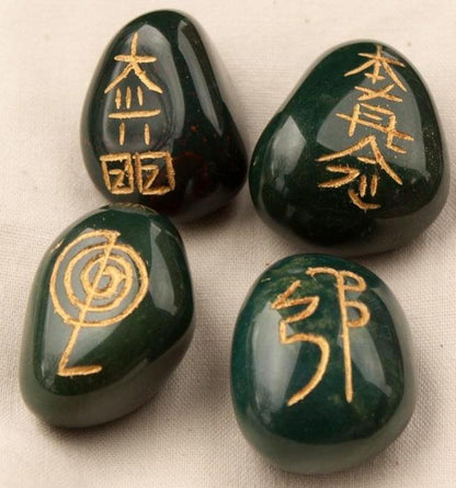 Reiki stone set, Bloodstone