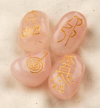 Reiki stone set, Rose Quartz