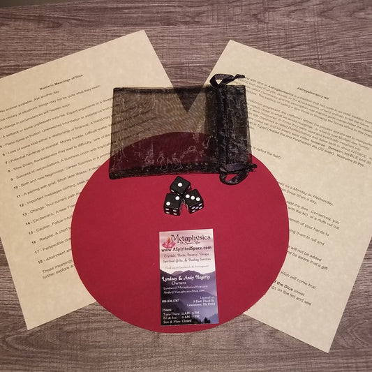 Astragalomancy Set, Divination dice Black and White numbers