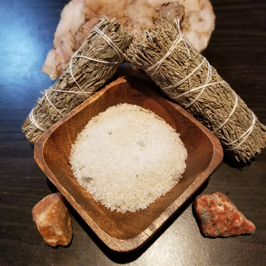 3 Sage Blessed Salt - Protection and Negative Energy Clearing
