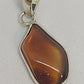 Pendant, Sterling Silver and Baltic Amber