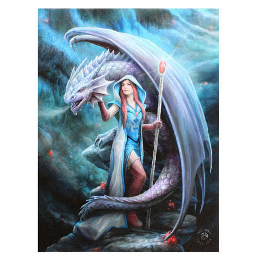 Frame Art - Dragon Mage Canvas 7.5"W X 9.85"H