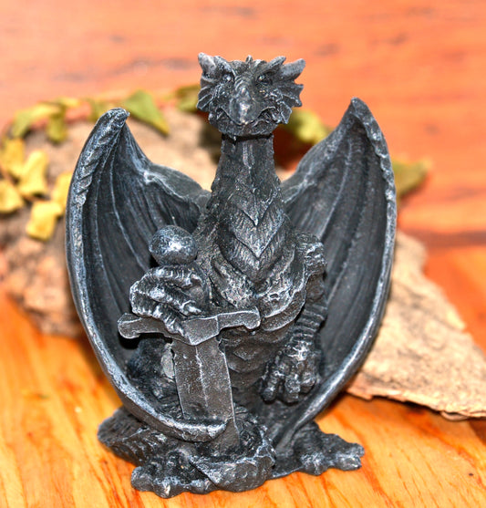 Dragon, with sword 4"