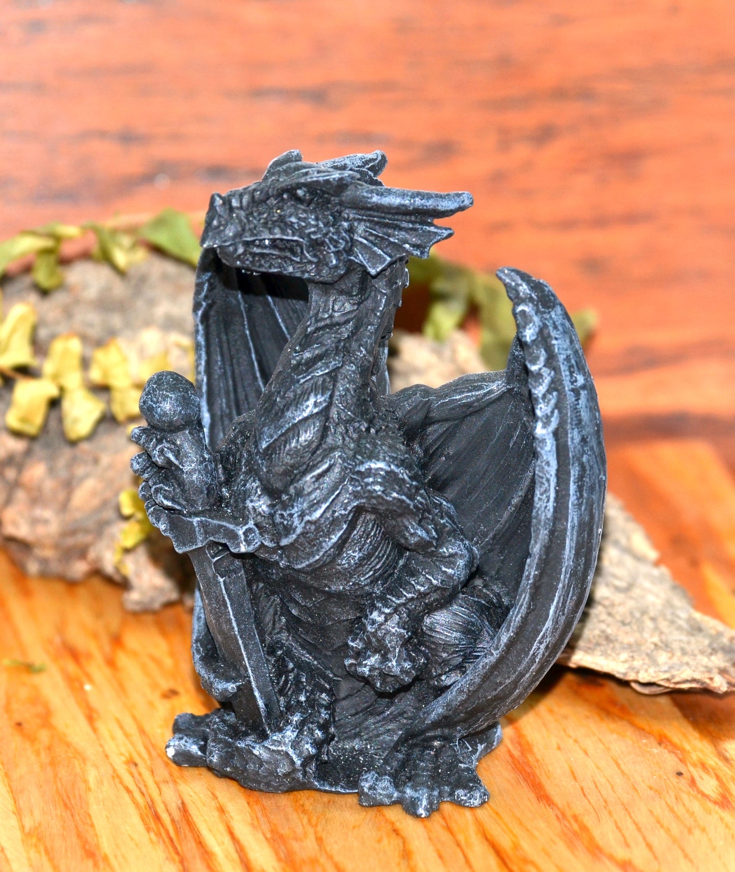 Dragon, with sword 4"