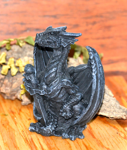 Dragon, with sword 4"