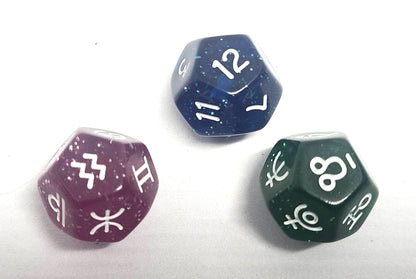 Dice Set - Astrology Dice set of 3