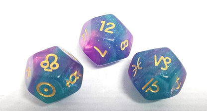 Dice Set - Astrology Dice set of 3