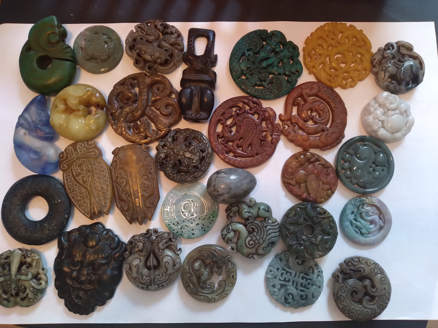 Carved Gemstone, Various Shapes